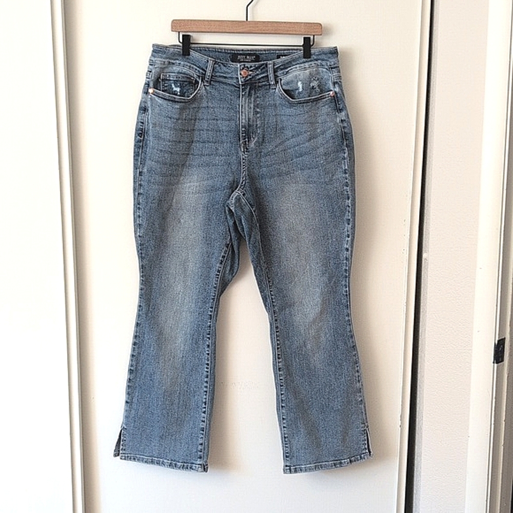 Judy Blue Slim Bootcut Jeans Women's Medium Wash Size 16W